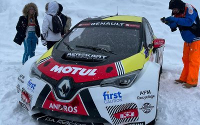 Renault ZOE, une nouvelle victoire sur glace
